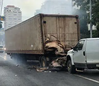 acidente com carreta