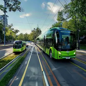 ônibus elétricos com tarifa zero