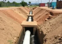 expansão da rede de esgoto