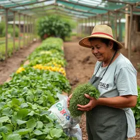 produção local de alimentos