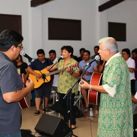 evento de celebração à música gospel