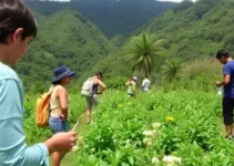 visitas guiadas em cultivo de plantas medicinais