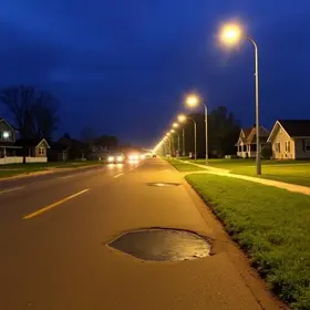 falta de iluminação na RJ-106 em Maricá