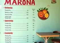 cardápio do Restaurante Municipal Mauro Alemão