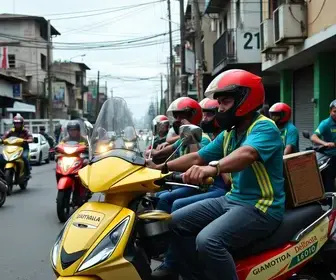 encontro de motoboys em Maricá
